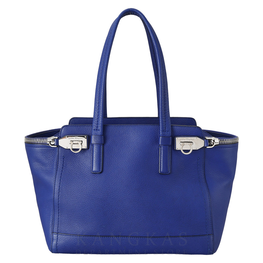 FERRAGAMO(USED)페레가모 간치니 지퍼 토트백